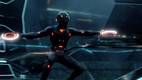 The character Rinzler, from Tron: Legacy